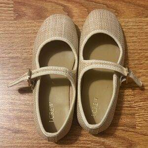 J. Crew Kids Tan Mary Jane Dress Shoes